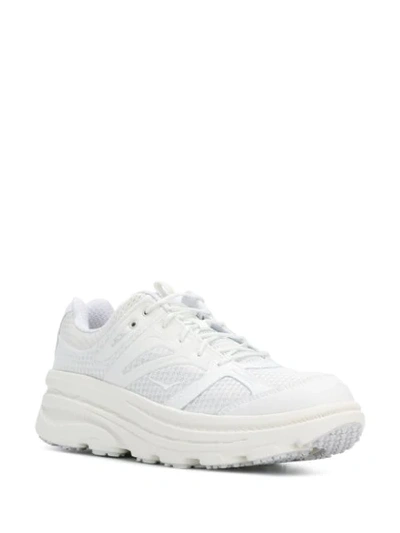 Shop Hoka One One X Engineered Garments Bondi Low-top Sneakers In White