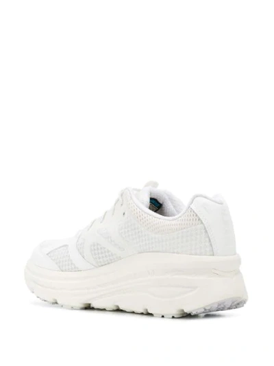 Shop Hoka One One X Engineered Garments Bondi Low-top Sneakers In White