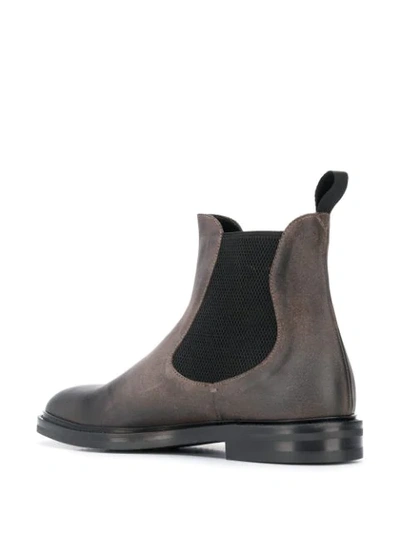 Shop Scarosso Hunter Ankle Boots In Grey
