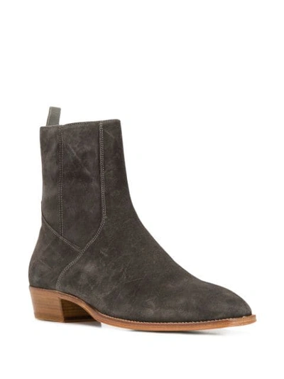 ZIP-UP ANKLE BOOTS