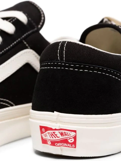 Shop Vans Low-top Lace-up Sneakers In Black