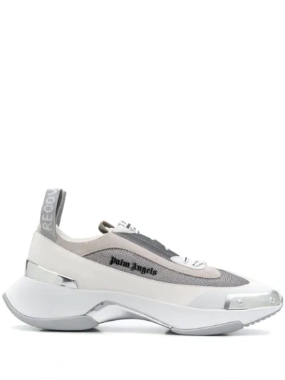 Shop Palm Angels Recovery Chunky Sneakers In White