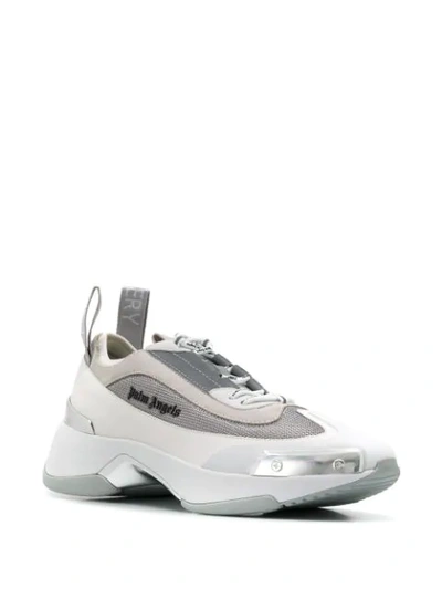 Shop Palm Angels Recovery Chunky Sneakers In White