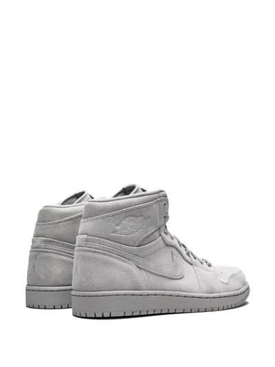 Shop Jordan Air  1 Retro High Sneakers In Grey