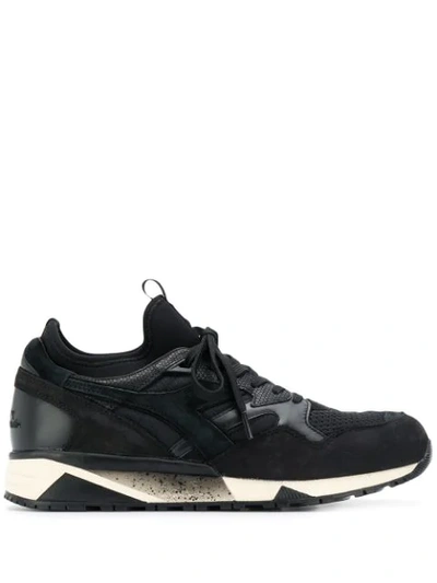 Shop Diadora X Paura N9002 Socks Sneakers In Black