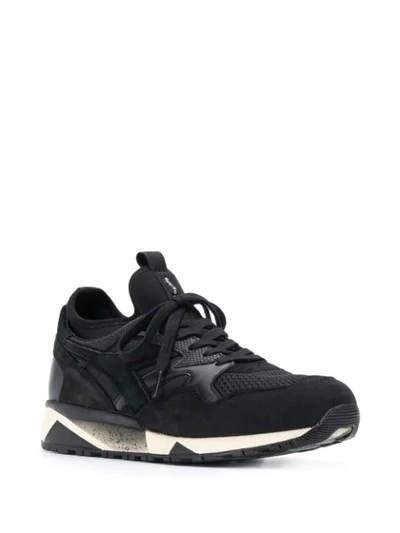 Shop Diadora X Paura N9002 Socks Sneakers In Black