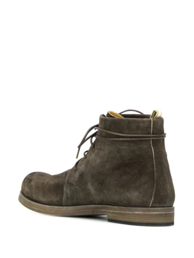 Shop Officine Creative Ankle Lace-up Boots In Brown