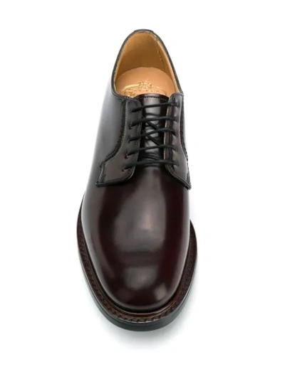 Shop Church's Woodbridge Lace-up Derby Shoes In F0ady Burgundy
