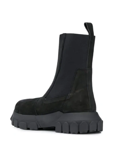 Shop Rick Owens Chunky Chelsea Boots In Black