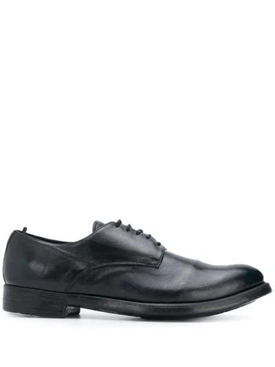 Shop Officine Creative Polished Lace-up Shoes In Blue