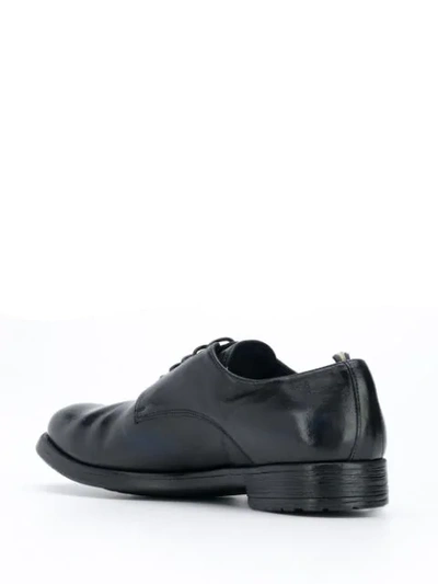 Shop Officine Creative Polished Lace-up Shoes In Blue
