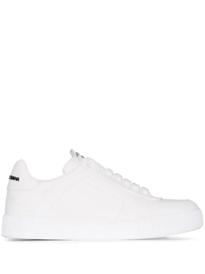 Shop Dolce & Gabbana Miami Low-top Sneakers In White