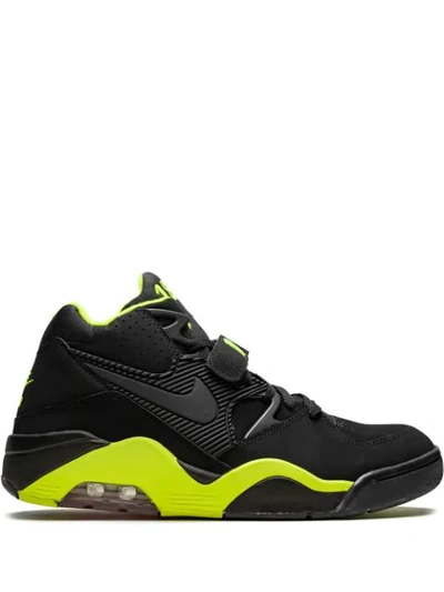 Shop Nike Air Force 180 Sneakers In Black