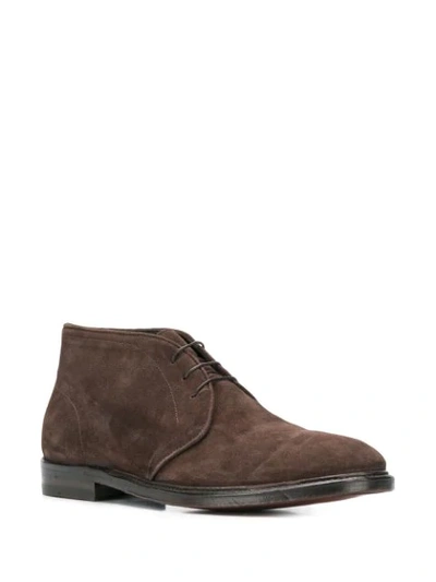 Shop Alberto Fasciani Lace-up Ankle Boots In Brown