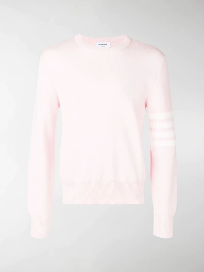 Shop Thom Browne 4-bar Milano Sweater In Pink