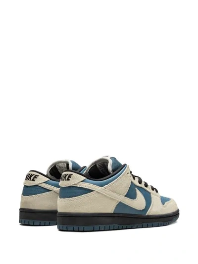 Shop Nike Sb Dunk Low Pro "thunderstorm" Sneakers In Blue