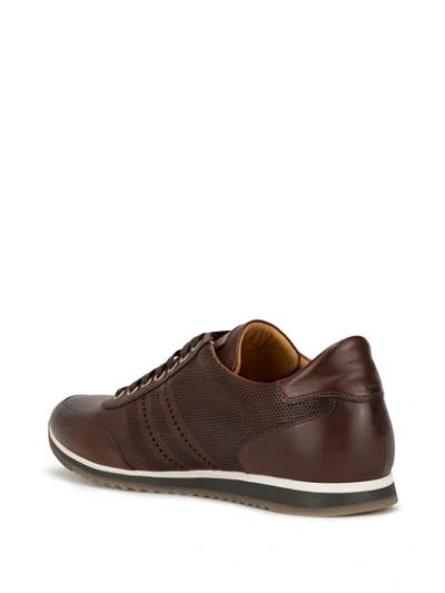 Shop Magnanni Merino Low-top Sneakers In Brown