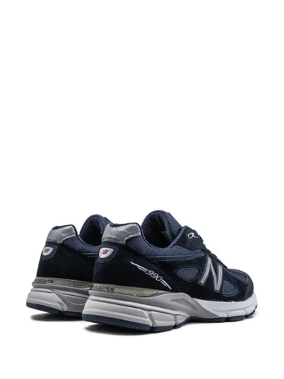 New Balance Mius 990v4 Sneaker In Blue ,grey