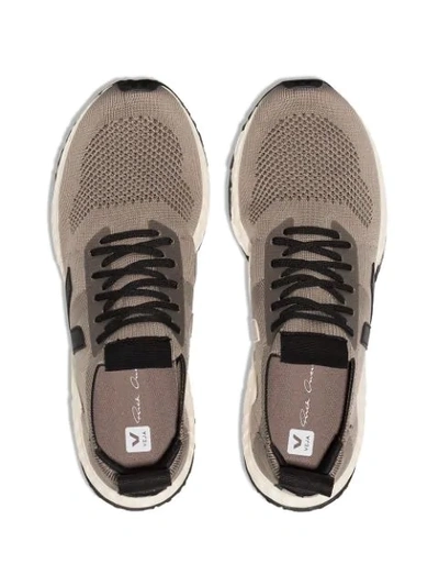 Shop Rick Owens X Veja Sneakers In Grey
