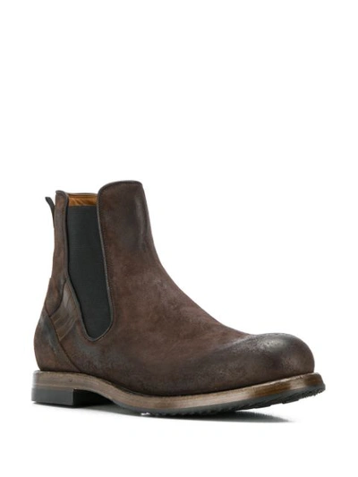 Shop Silvano Sassetti Pull-on Ankle Boots In Brown
