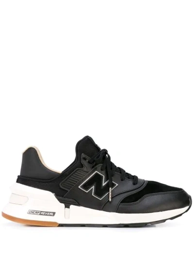 New Balance Men's 997 Sport Leather Low-top Sneakers In Black | ModeSens