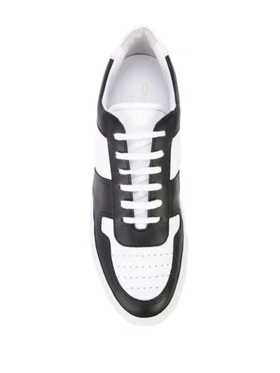 Shop Common Projects Zweifarbige Sneakers In Black