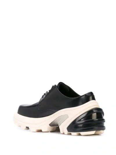 Shop Alyx Chunky Two Tone Derby Shoes In Black