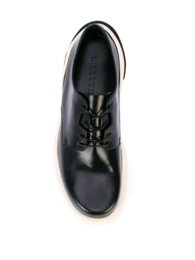 Shop Alyx Chunky Two Tone Derby Shoes In Black