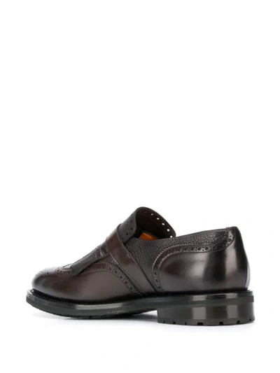Shop Santoni Tassel Detail Oxford Shoes In Roccet.nera T.moro