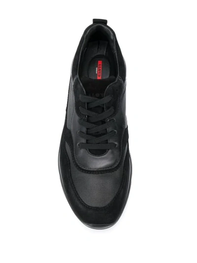 Shop Lloyd Low-top Lace-up Sneakers In Black