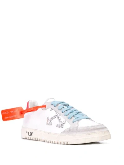 Shop Off-white 2.0. Arrow Logo Sneakers In White