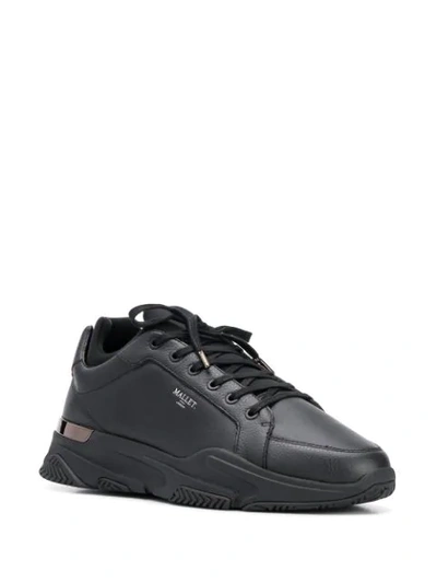 Shop Mallet Footwear High Top Wedge Sole Sneakers In Black