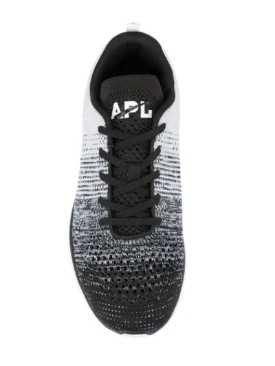 Shop Apl Athletic Propulsion Labs Techloom Pro Gradient Sneakers In Black