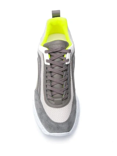Shop Msgm Z Running Low-top Sneakers In Grey