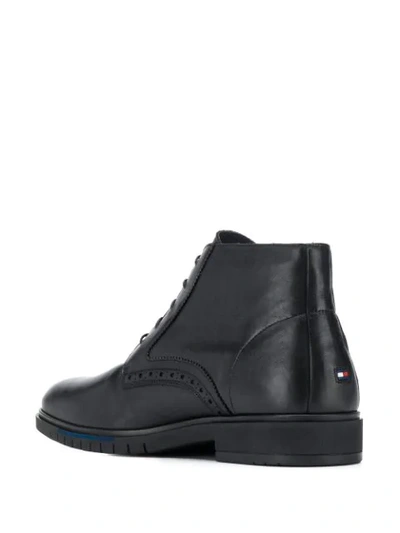Shop Tommy Hilfiger Advance Ankle Boots In Black