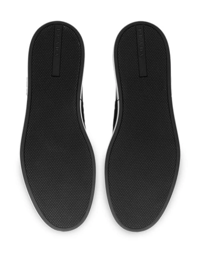 Shop Prada Slip-on Sneakers - Black