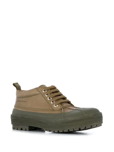 Shop Jacquemus Les Meuniers Boot Sneakers In Green