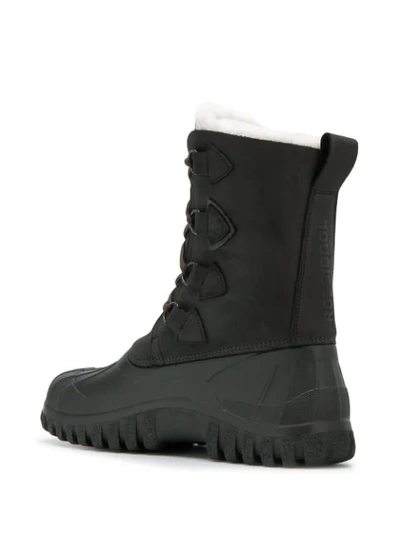 Shop Rossignol Ankle Length Cross-lace Boots In 200 Black