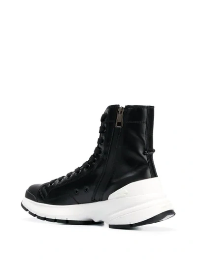 Shop Neil Barrett High-top Sneakers In Black