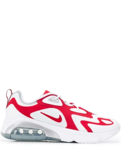 Shop Nike Air Max 200 Logo Sneakers In Red