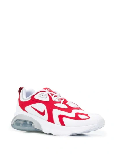 Shop Nike Air Max 200 Logo Sneakers In Red