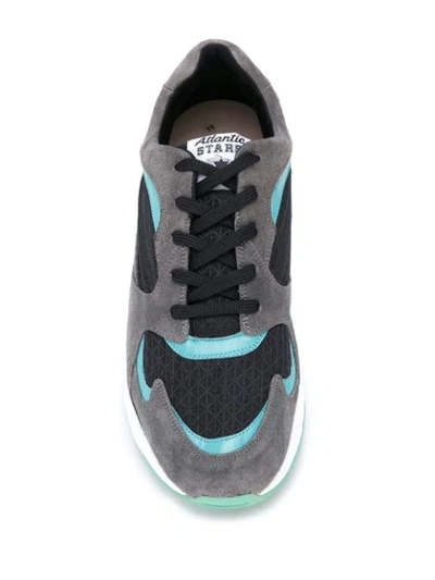 Shop Atlantic Stars Peacock Chunky-sole Sneakers In Grey