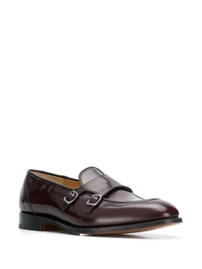 Shop Church's Monk-buckle Loafers In Red