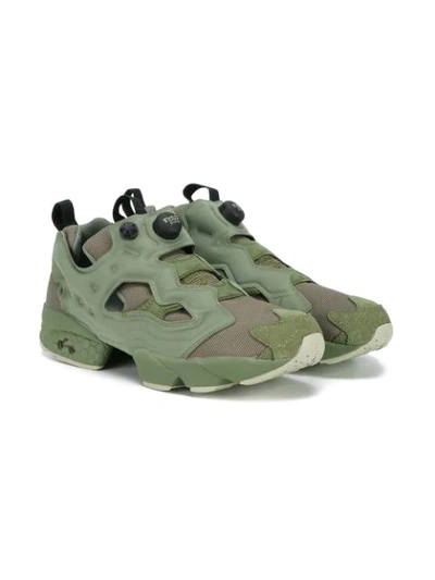 Shop Reebok Hunter Green Instapump Fury Mtp Trainers