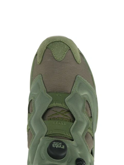 Shop Reebok Hunter Green Instapump Fury Mtp Trainers