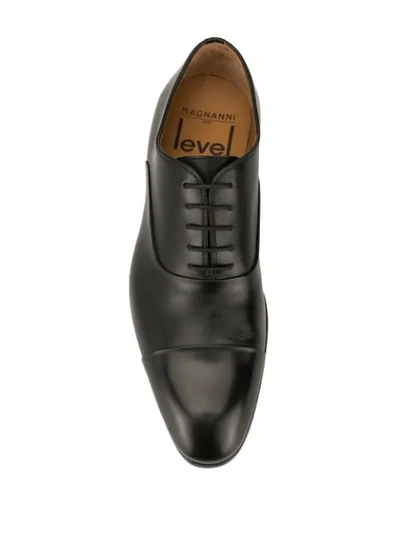 Shop Magnanni Cap-toe Oxford Shoes In Black