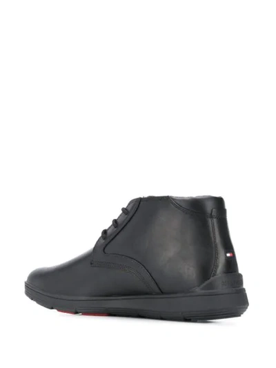 Shop Tommy Hilfiger Lightweight City Chukka Boots In Black