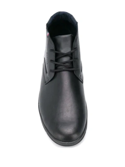 Shop Tommy Hilfiger Lightweight City Chukka Boots In Black