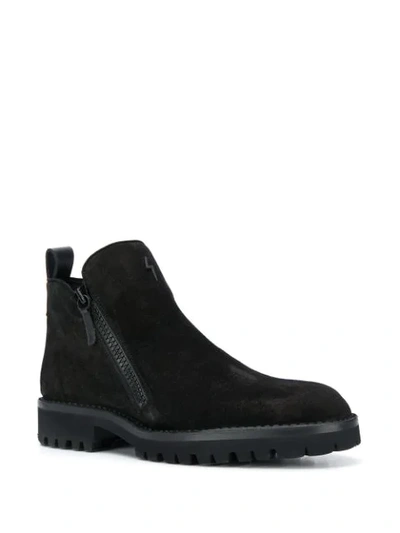 Shop Giuseppe Zanotti Side-zip Ankle Boots In Black