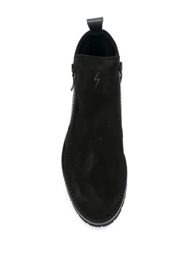Shop Giuseppe Zanotti Side-zip Ankle Boots In Black